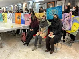 مدرسه هنرجو، عکس از پایان ژوژمان خوش نویسی هنرستان هوشمند هنرجو منطقه 2